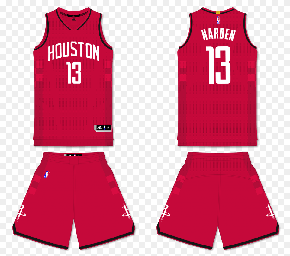 Houston Rockets Jersey Redesign, Clothing, Shirt, Shorts Free Png Download