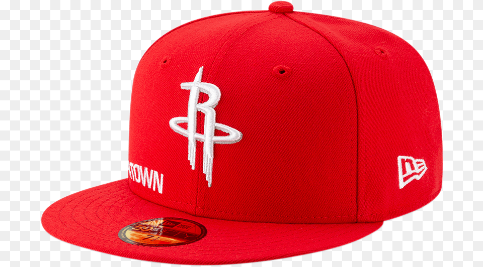 Houston Rockets New Era H Town Double Front Fitted 59fifty Cap New Era, Baseball Cap, Clothing, Hat Free Transparent Png