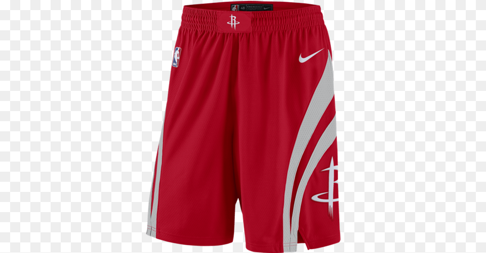 Houston Rockets Nike Icon Edition Swingman Nba Shorts Houston Rockets Short, Clothing, Skirt, Swimming Trunks Free Png