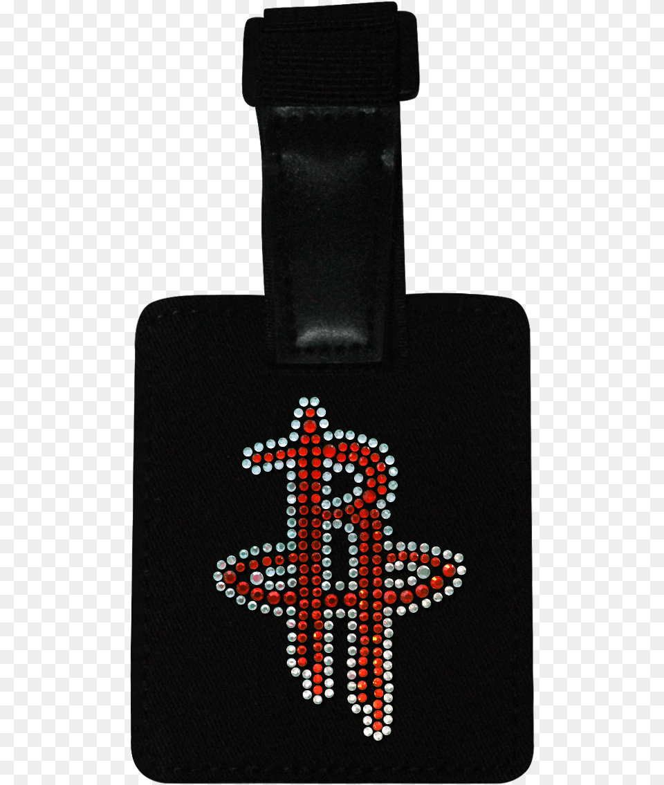 Houston Rockets Rhinestone Luggage Tag Cross, Accessories, Pattern, Bead Png Image