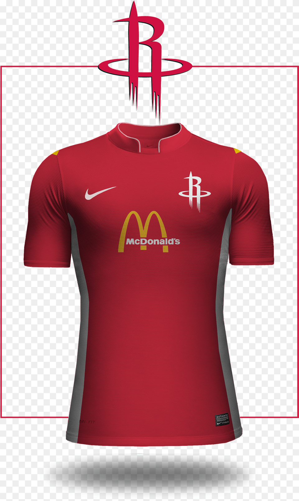 Houston Rockets Sponsored By Mcdonalds Houston Rockets Teammate Logo, Clothing, Shirt, T-shirt, Jersey Free Png Download