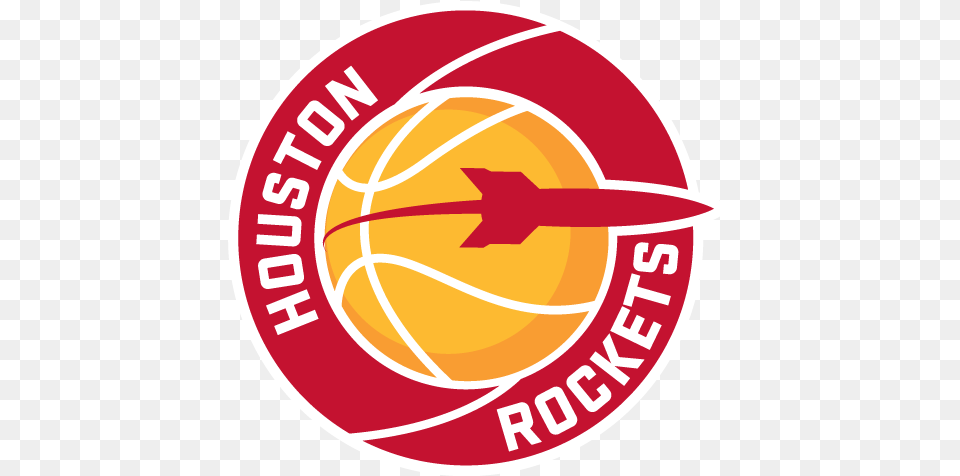Houston Rockets Transparent Circle, Logo, Clothing, Hardhat, Helmet Png Image