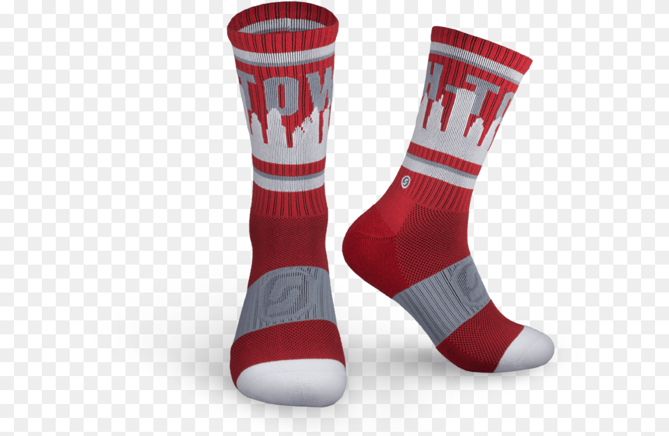 Houston Skyline, Clothing, Hosiery, Sock Free Transparent Png