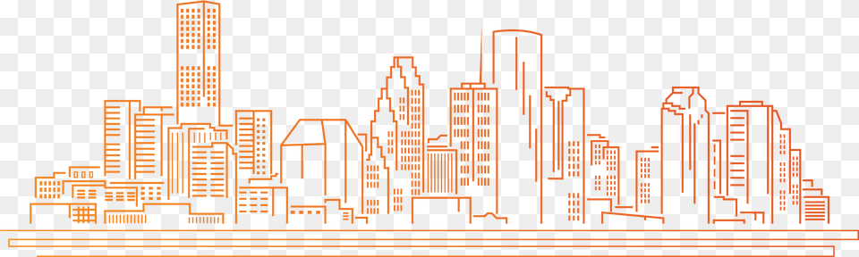 Houston Skyline, Architecture, Building, City, High Rise Free Png Download