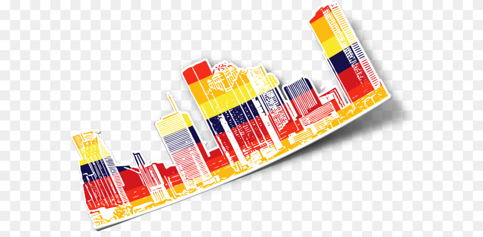 Houston Skyline Sticker, Advertisement, Poster, First Aid, Text Free Png