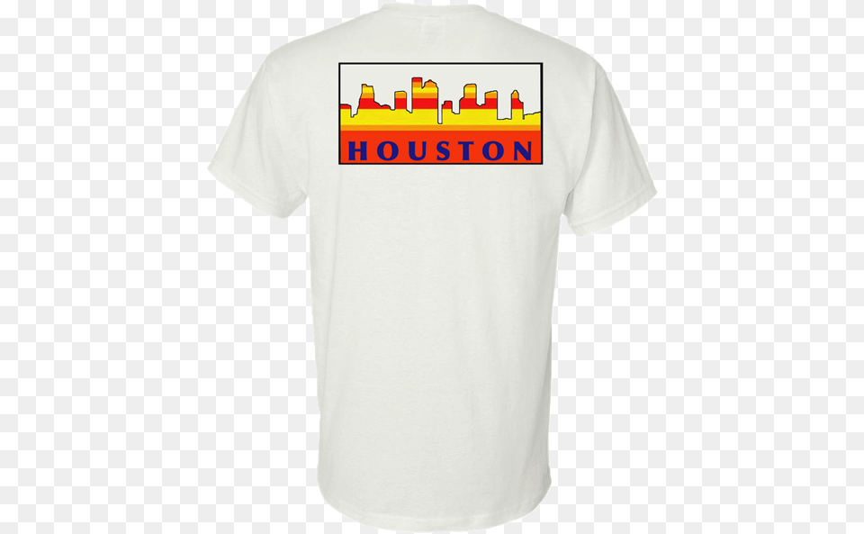 Houston Skyline Tee Active Shirt, Clothing, T-shirt Free Png Download