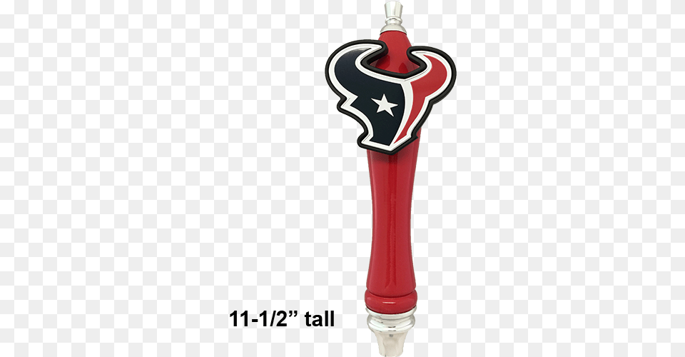 Houston Texans Beer Tap Handle Red Pendant, Sword, Weapon, Fire Hydrant, Hydrant Free Transparent Png
