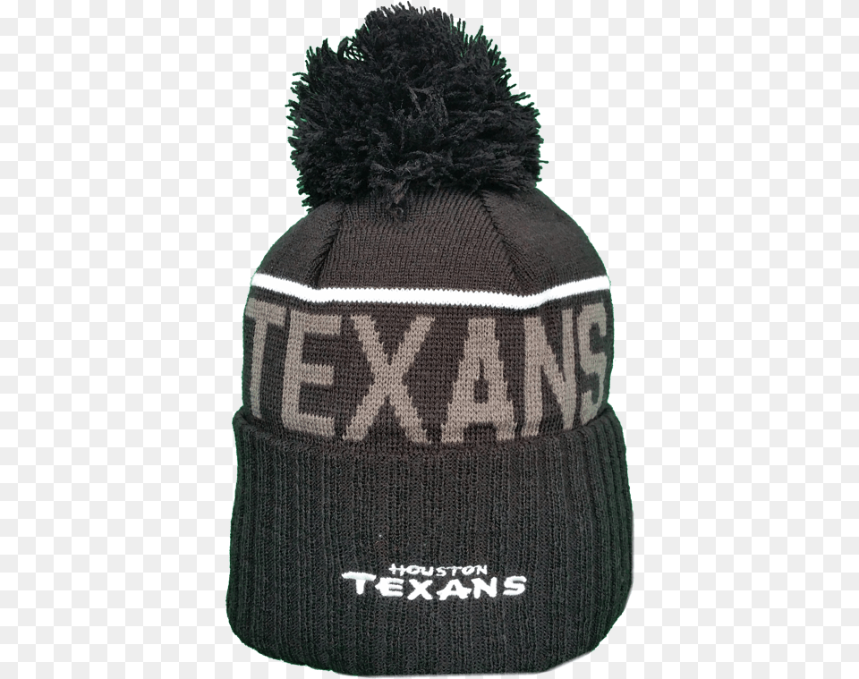 Houston Texans Fleece Lined Black Pom Toque Beanie, Cap, Clothing, Hat, Knitwear Free Png Download