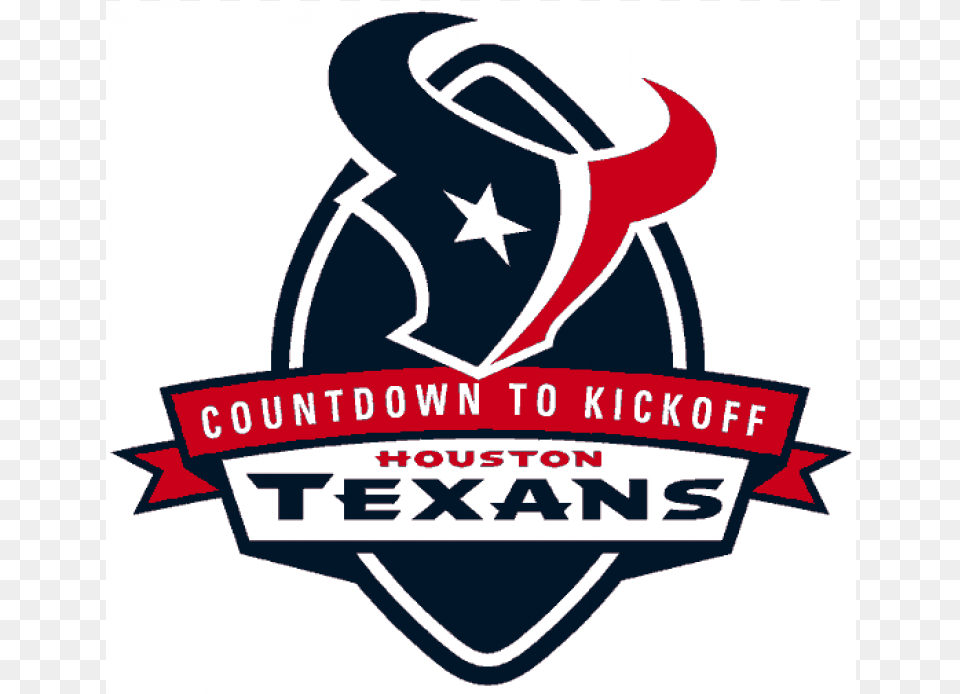 Houston Texans Iron Ons Houston Texans Countdown To Kickoff, Logo, Dynamite, Weapon, Emblem Free Png Download