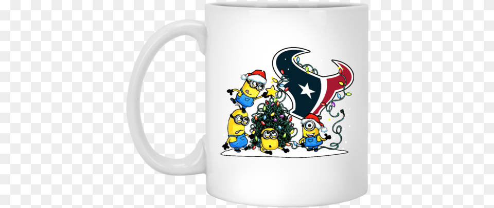 Houston Texans Minion Mery Christmas Texans Team Logo Houston Texans Shirts Minion Mery Christmas Texans, Cup, Baby, Person, Beverage Png Image
