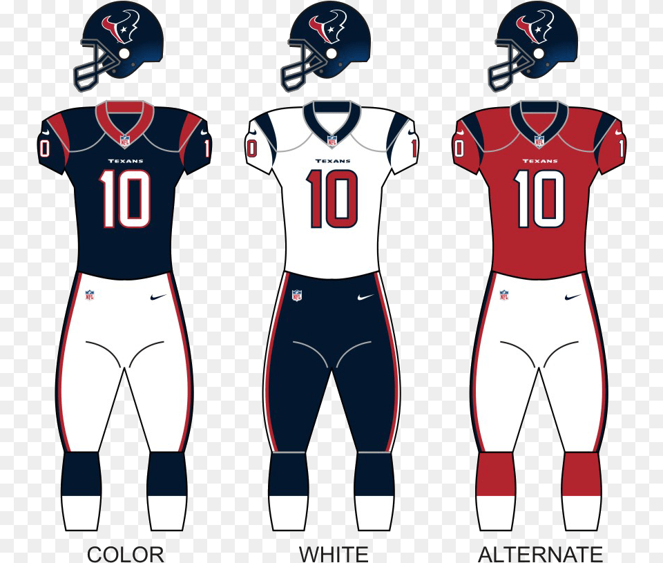 Houston Texans New York Jets, Clothing, Helmet, Shirt, American Football Free Png Download