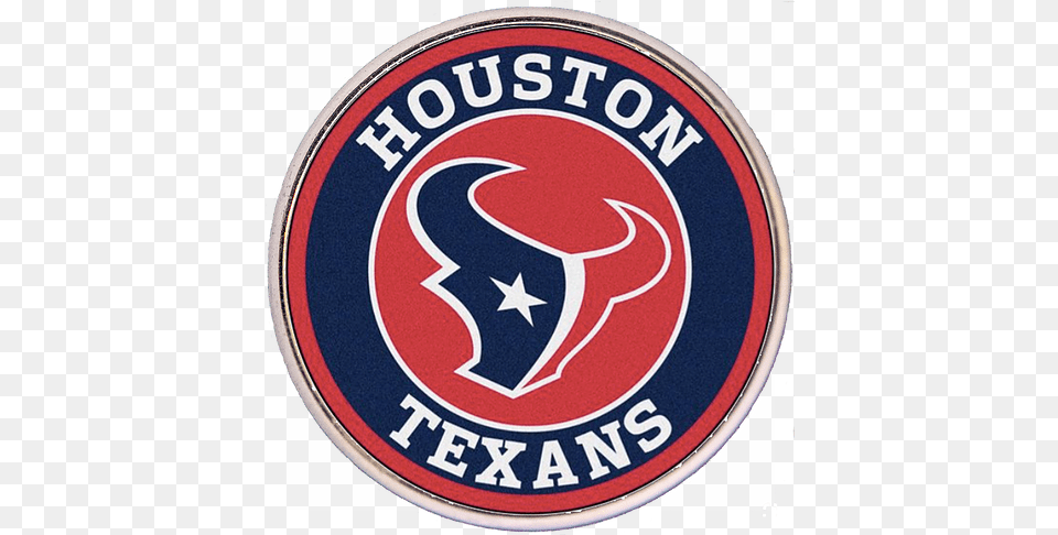 Houston Texans Nfl Football Logo Snap Charm Tropicaltrinkets Houston Texans, Emblem, Symbol, Badge Free Png