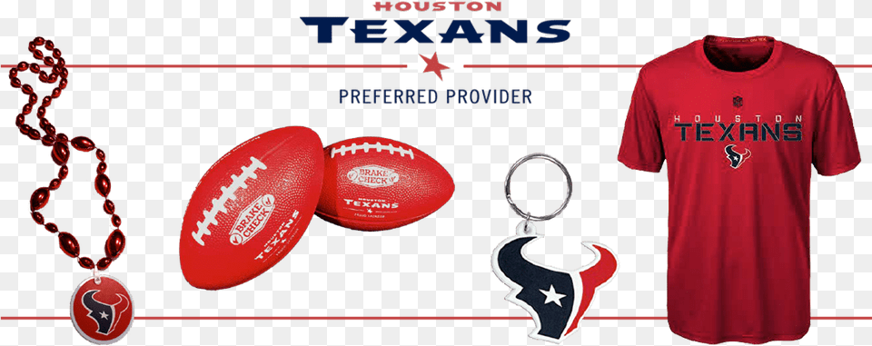 Houston Texans Preferred Provider Houston Texans, Clothing, Shirt, T-shirt, Ball Free Png