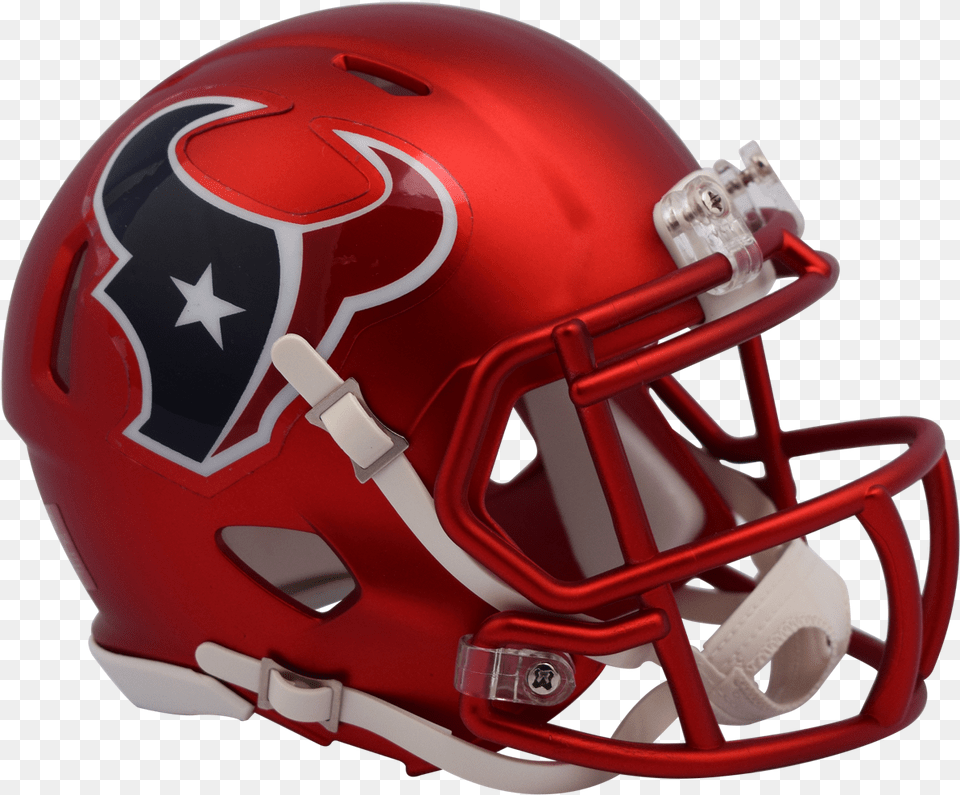 Houston Texans Riddell Nfl Replica Team Oregon Black Football Helmet, American Football, Football Helmet, Sport, Person Free Png