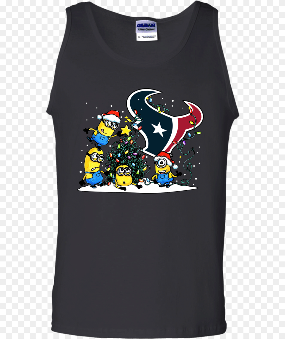 Houston Texans Shirts Minions Merry Christmas Texans Help More Bees Plant More Trees, Clothing, T-shirt, Tank Top, Baby Free Png Download