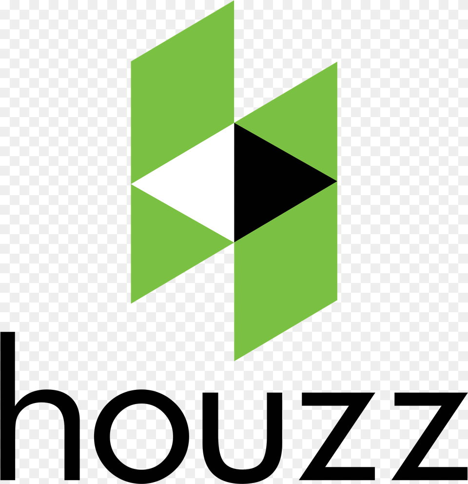 Houzz Logo Symbol Logos With Two Triangles, Green Free Transparent Png