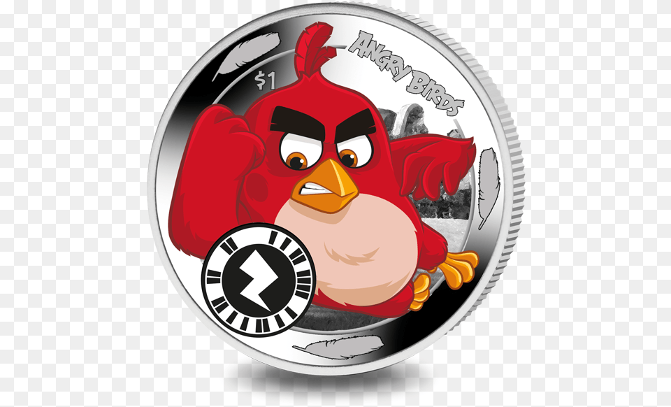 Hover To Zoom Angry Birds Zappar Code, Coin, Money, Face, Head Free Png