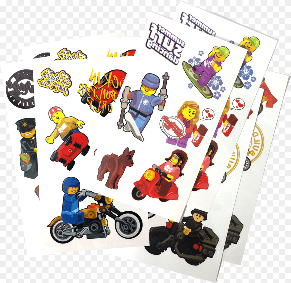 Hover To Zoom Lego Tattoos Temporary, Book, Comics, Publication, Wheel Free Png