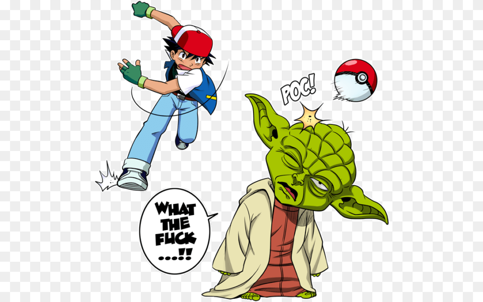 Hover To Zoom Pokemon Yoda, Publication, Book, Comics, Boy Free Png