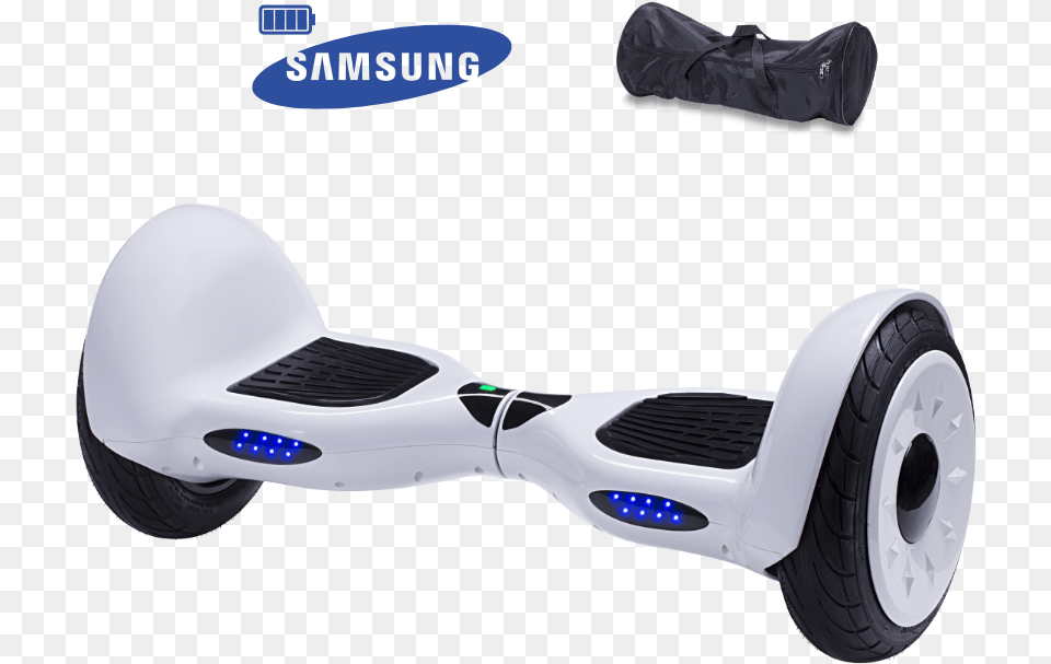 Hoverboard Smart Balance 10 Polegadas Branco Com Bateria Samsung, Vehicle, Transportation, Scooter, Car Free Png Download