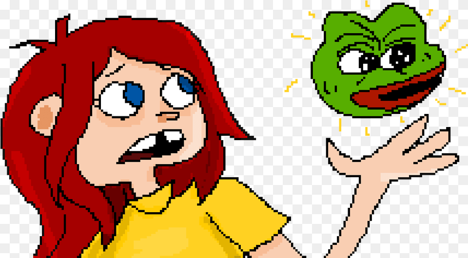 How A Cartoon Frog Became Public Enemy For The Establishment Pepe Memes Gif, Baby, Person, Face, Head Free Png