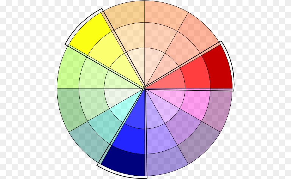 How A Triad Color Scheme Works Primary Color Scheme Wheel, Sphere Png