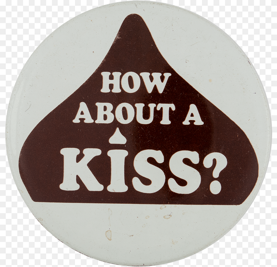 How About A Hershey Kiss Language, Badge, Logo, Symbol, Text Png Image