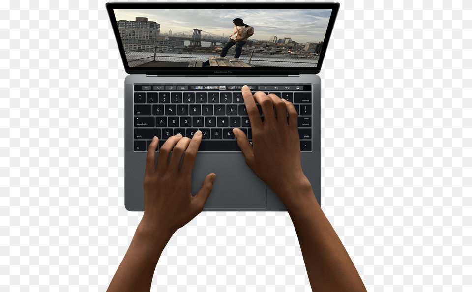 How Are Apple Macbooks Dell Precision 5520, Hardware, Laptop, Person, Hand Free Png Download