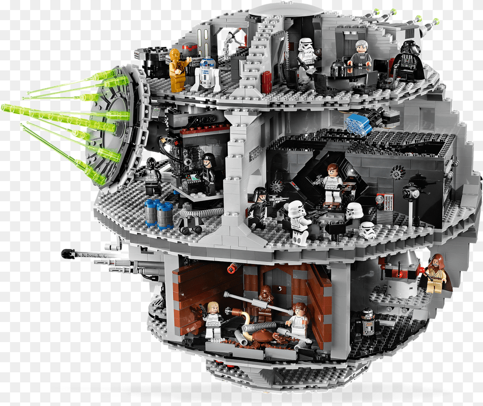 How Big Should The Lego Death Star Lego Death Star Person, Engine, Machine, Motor Free Transparent Png