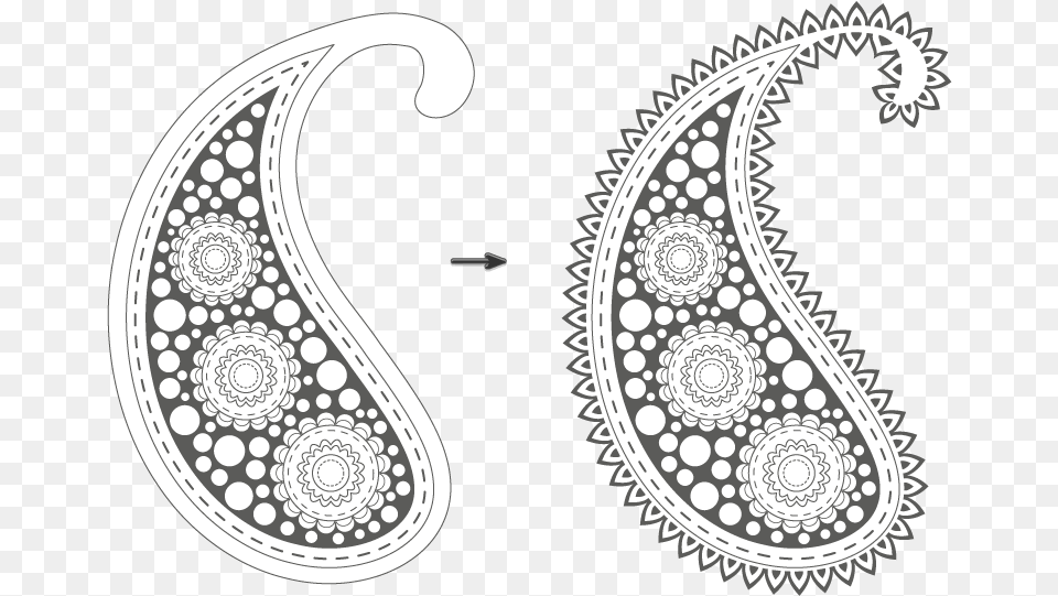How Create A Pattern In Adobe Illustrator Paisley Shape Png