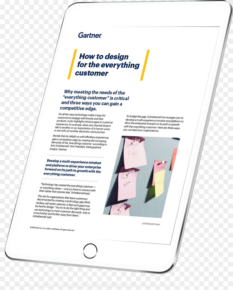 How Cx Leaders Can Design For The Everything Customer, Advertisement, Page, Poster, Text Free Png