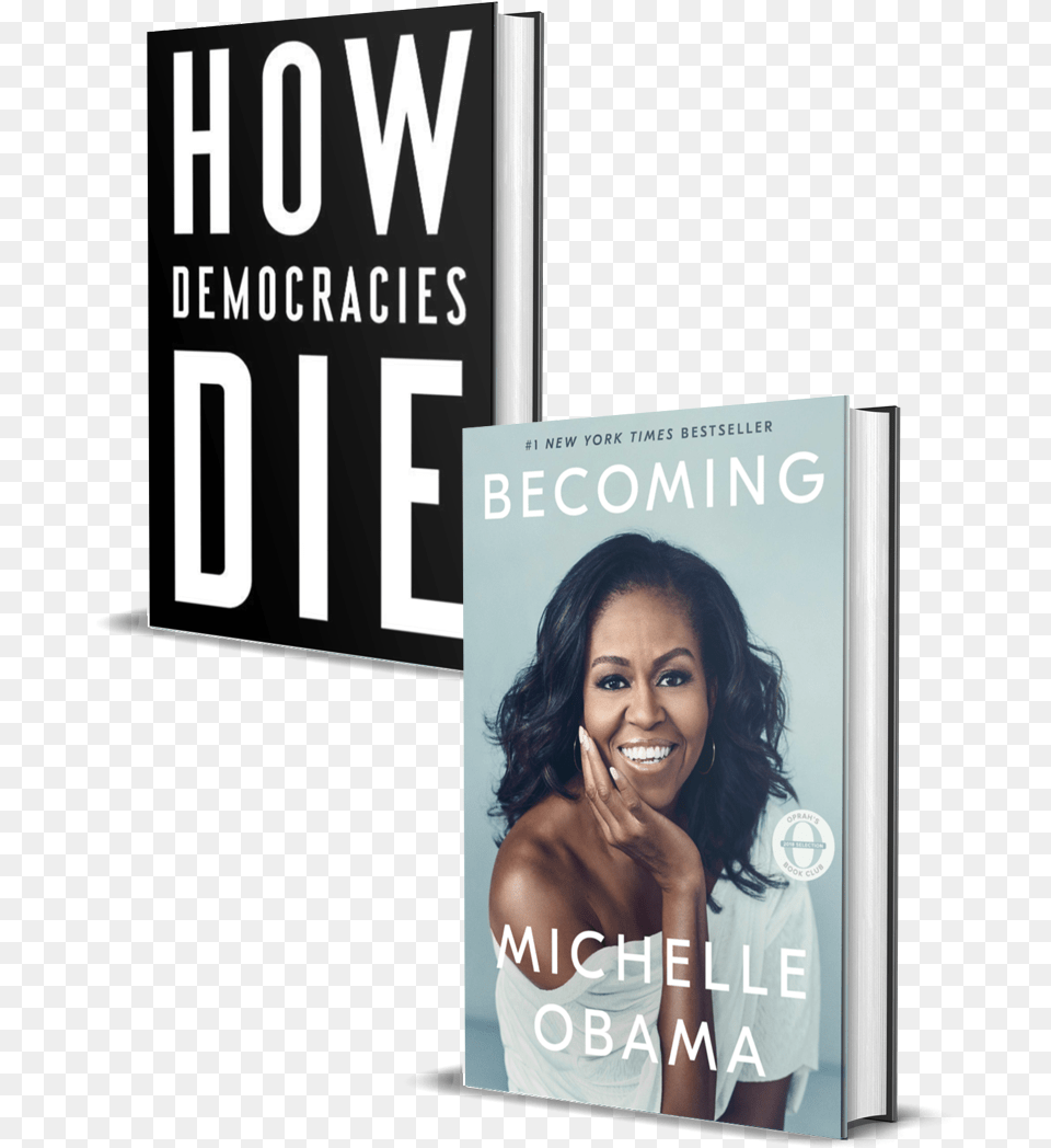 How Democracies Die And Becoming Flyer, Adult, Publication, Person, Woman Free Transparent Png