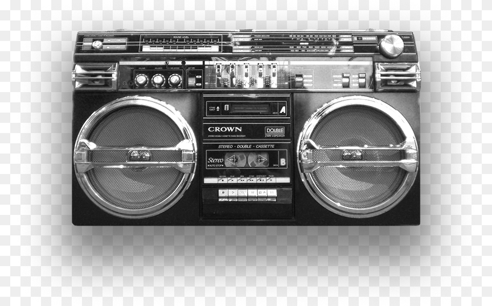 How Did You Get Into The Scene Old School Boombox, Electronics, Stereo, Cassette Player Png Image