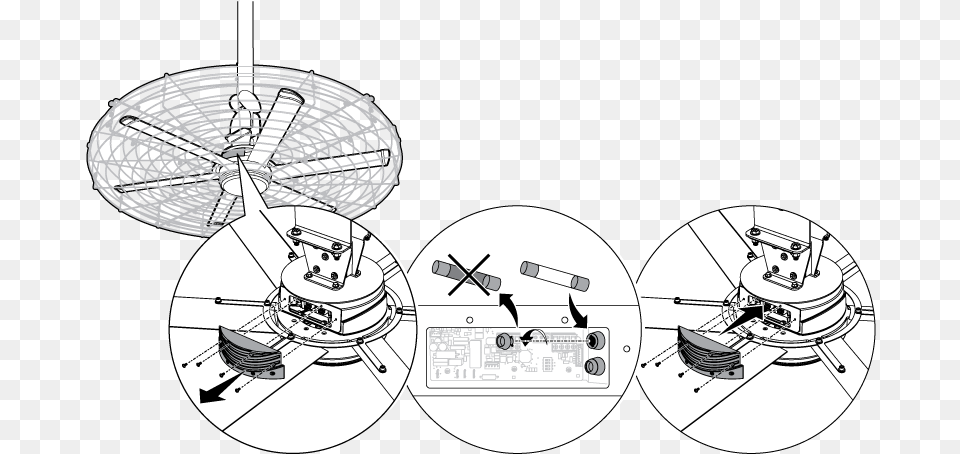 How Do I Replace A Fuse On My Fan Circle, Machine, Spoke, Cad Diagram, Diagram Free Png Download