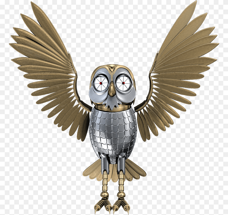 How Do Owls Twist Their Heads All The Way Around Without Gold Owl Clash Of The Titans, Animal, Bird Png
