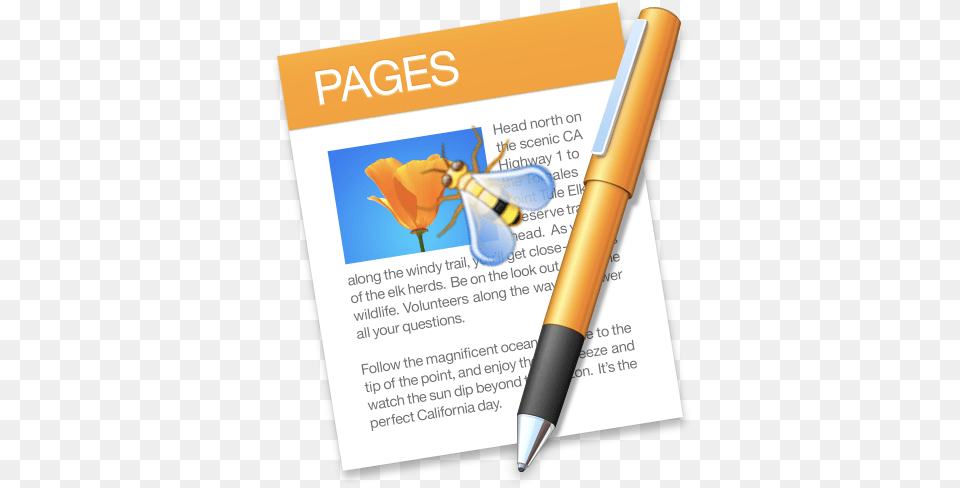 How Do Restore The Pages Icon Mac Pages Icon, Advertisement, Pen, Poster, Animal Png