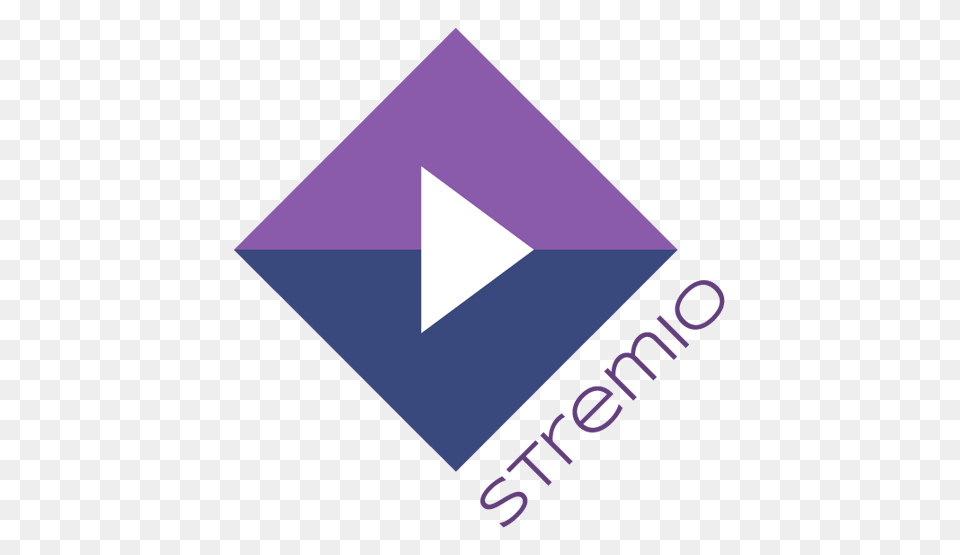 How Does Stremio Compare To Kodi And Plex Stremio Help Center, Triangle, Purple Png Image