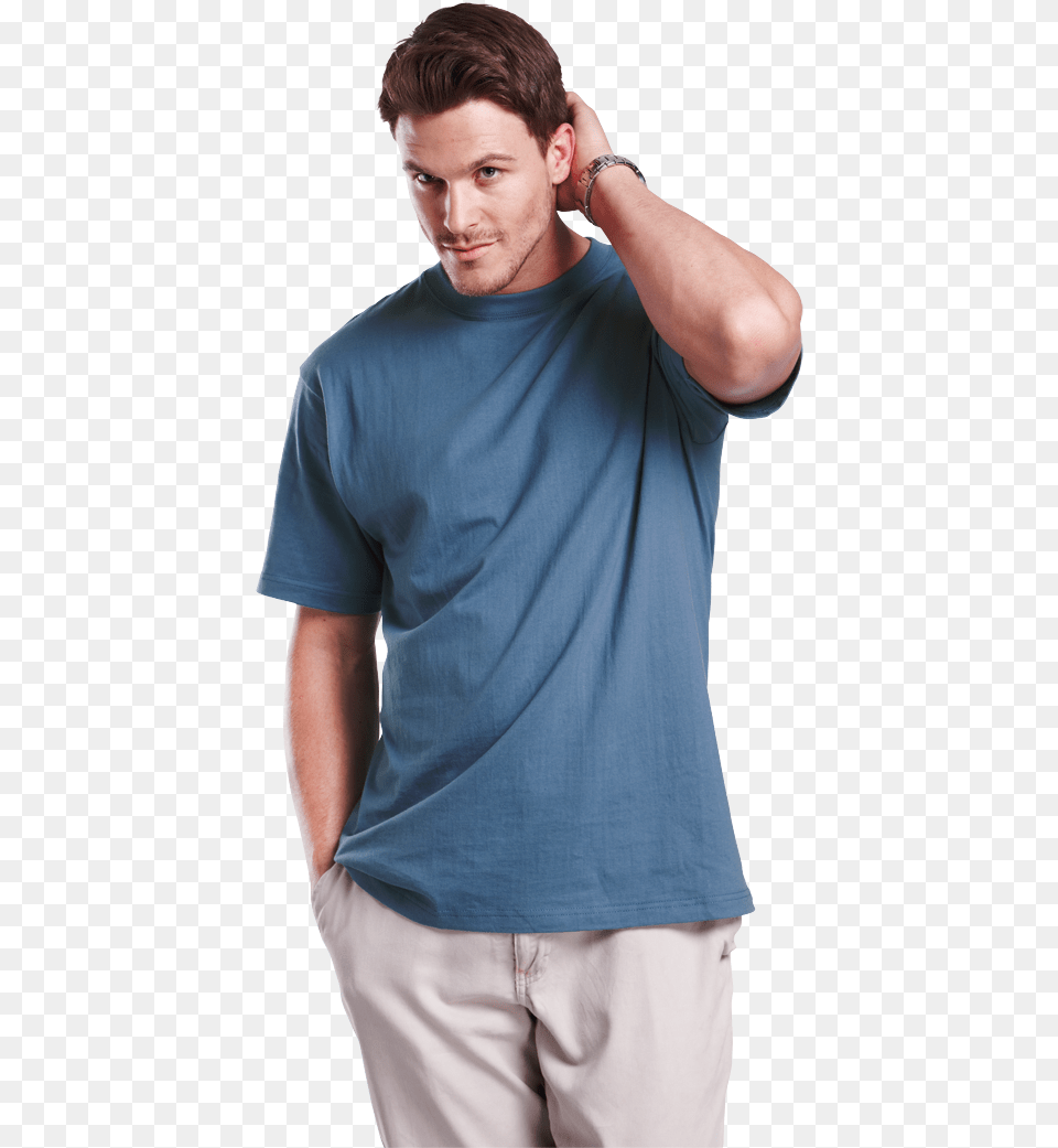 How Does Tshirt Grams Work Man, T-shirt, Clothing, Sleeve, Person Png