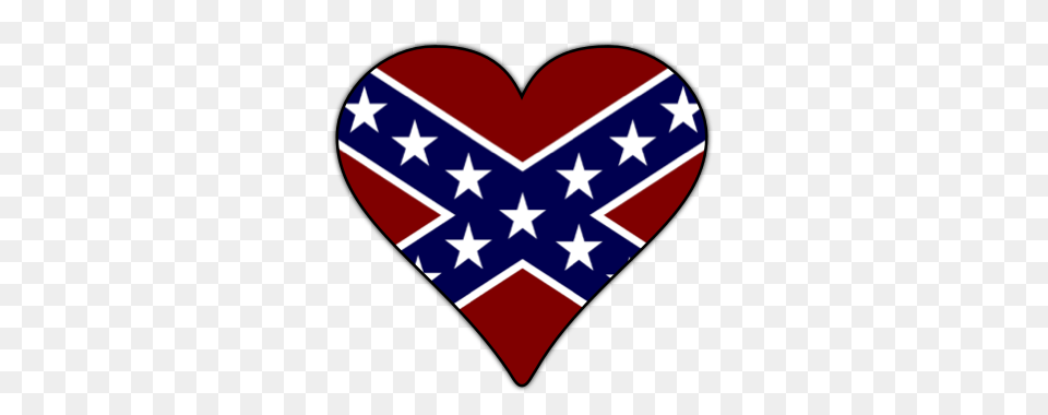 How Has The Confederate Flag Changes America, Heart Png Image