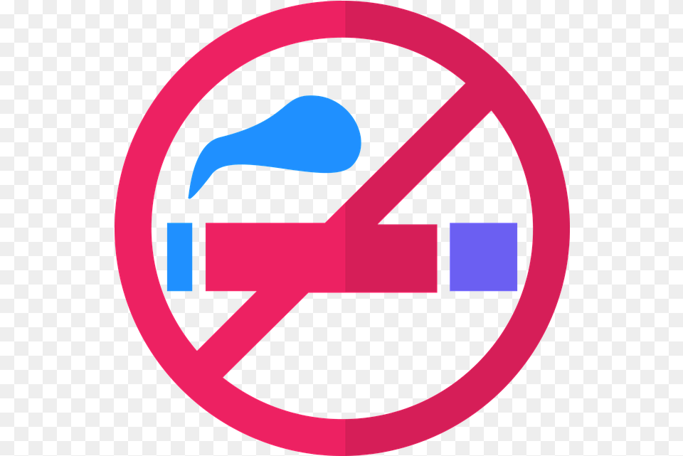 How I Quit Smoking Not In Use Clipart, Sign, Symbol, Road Sign, Disk Png Image