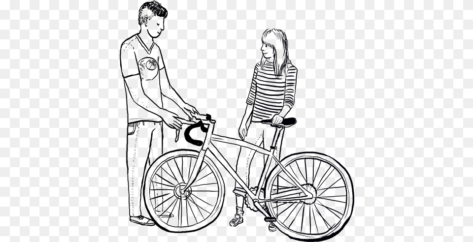 How It Works Bike Sketch, Bicycle, Transportation, Vehicle, Cycling Png