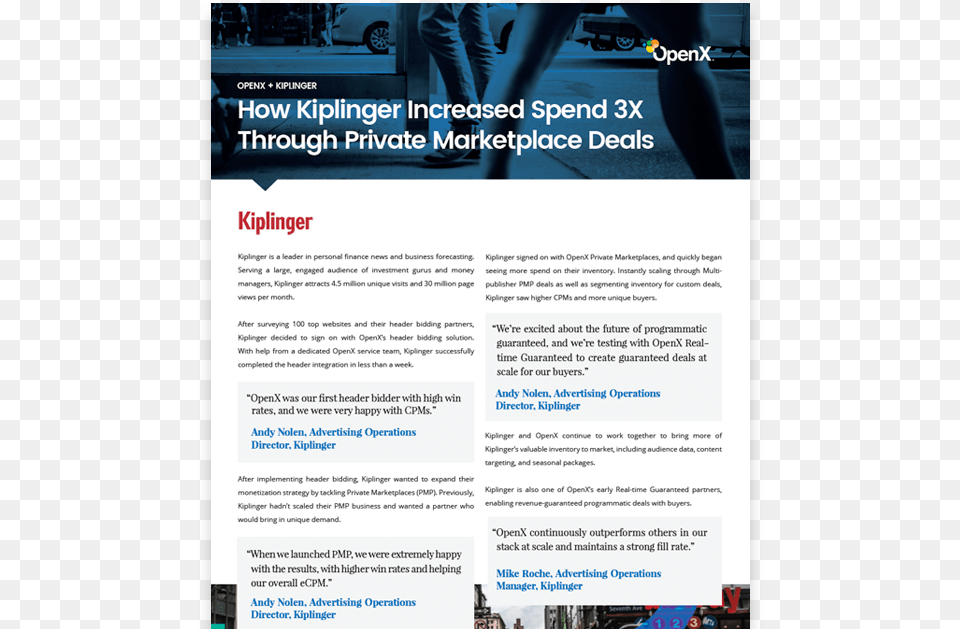 How Kiplinger Increased Spend 3x Through Private Marketplace Kiplinger, Advertisement, Poster, Adult, Person Png Image