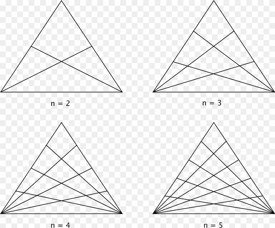 How Many Triangles In A Triangle Many Triangles Png