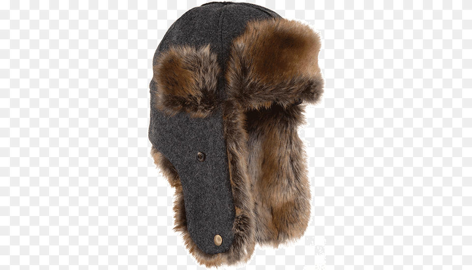 How Miserable Is It In Chicago Walking Around During Stormy Kromer The Northwoods Trapper Hat, Clothing, Coat, Fur, Animal Free Transparent Png