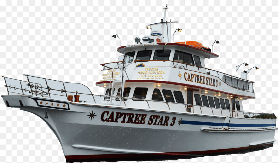 How Much To Charter A Fishing Boat Captree Star Iii, Ferry, Transportation, Vehicle, Yacht Free Png