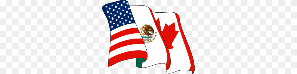 How Nafta Movement Talks Threaten Status Of Tens Of Thousands, American Flag, Flag Free Png