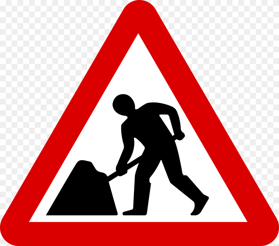 How Safety Signs Avoid Accidents Road Signs Road Works, Sign, Symbol, Adult, Male Png Image
