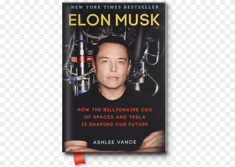 How The Billionaire Ceo Of Spacex And Tesla Is Shaping Elon Musk By Ashlee Vance, Publication, Advertisement, Poster, Face Free Transparent Png