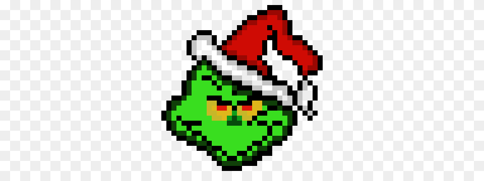 How The Grinch Stole Christmas Pixel Art Maker, Qr Code Free Png Download