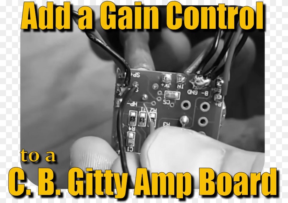 How To Add A Panel Mount Gain Control To A C Poster, Electronics, Hardware, Computer Hardware, Baby Png